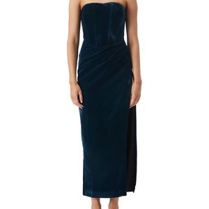 Bardot Velvet Gown NWT